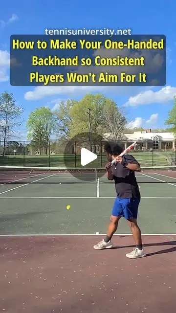 How to Make Your One-Handed Backhand So Consistent ...