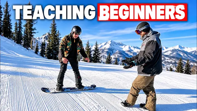 How to stop on a snowboard