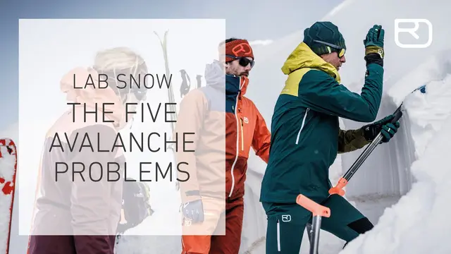 On a ski tour: the 5 avalanche problems – tutorial (12/17) (English) | LAB SNOW