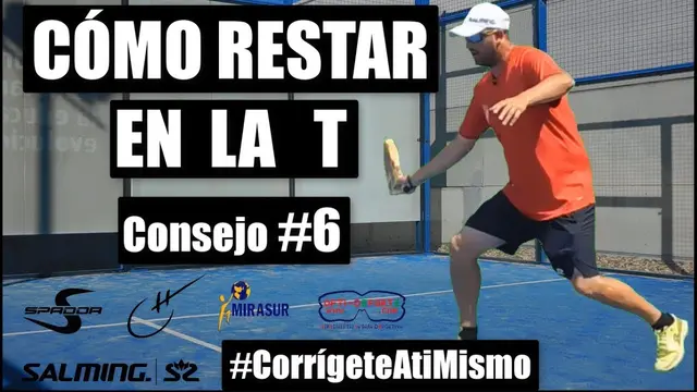 Padel: How to Return the Serve to the T - Tip 6 - #CorrectYourself