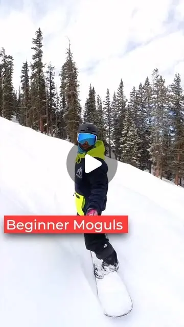 How to ride moguls on a snowboard beginner ...