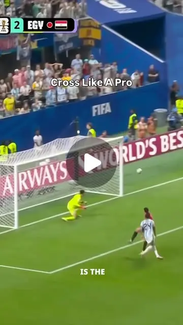 Here's how to cross the ball like a pro (tutorial). Save this ...