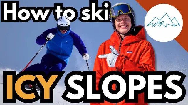 How to ski on icy slopes | How to ski at the end of the day | Tips on how to ski on ice.
