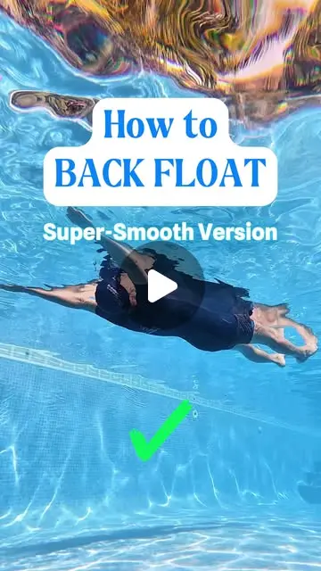 Hey hey! Here is a back float video! About 90% of people ...