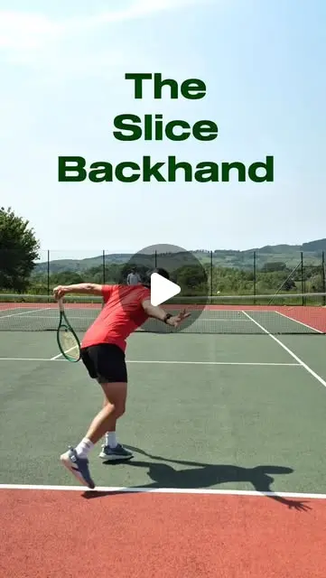 The backhand slice in tennis - Instagram
