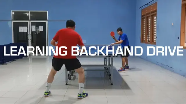 Learning Backhand Drive (Belajar Drive Backhand) (Re-Upload)