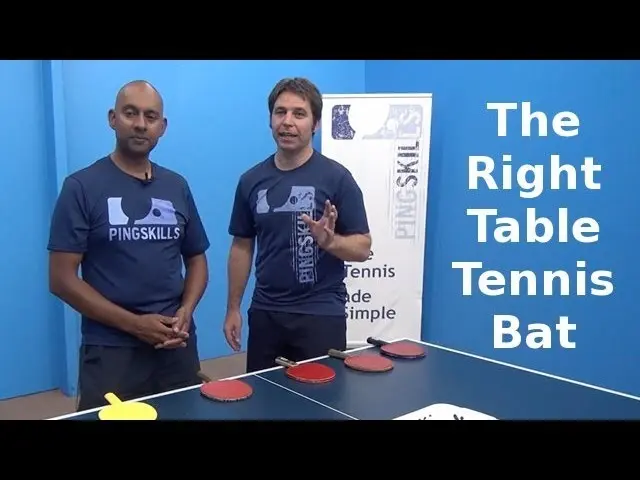 Choosing a Table Tennis Bat | PingSkills