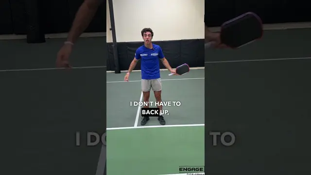 Angle your overheads! #pickleballtips #pickleball