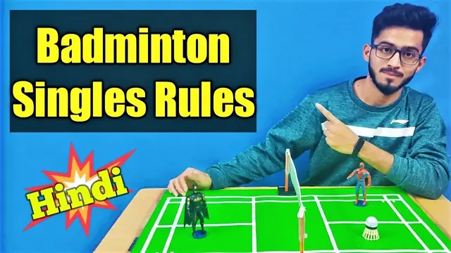 Badminton Singles Rules in Hindi