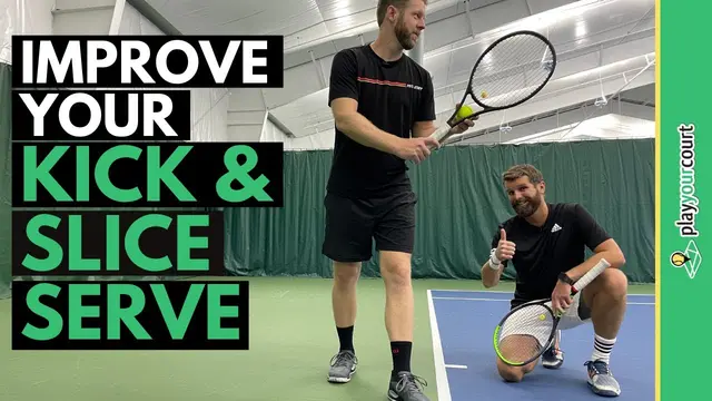 Improve Your Kick & Slice Serve With 2 Foot Adjustments - Tennis Lesson