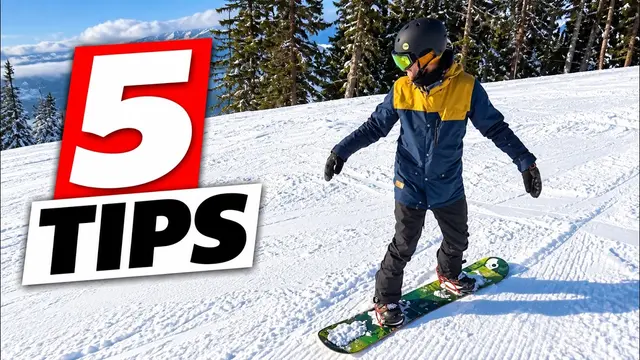 5 Tips for Linking Beginner Snowboard Turns