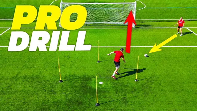 Pro-Level Finishing Drill to Score Goals from Cutbacks ⚽️ 🥅