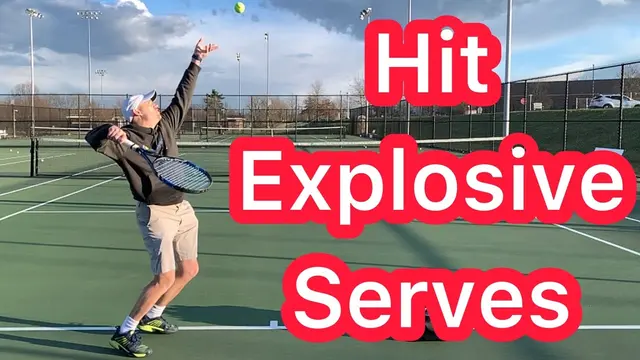 How To Hit Fast And Explosive Serves (Advanced Tennis Technique)