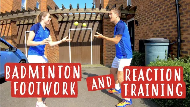 Badminton FOOTWORK & Reaction Training - Drills At Home To Improve Your Badminton Footwork