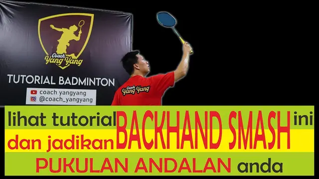 Here's the secret [BACKHAND SMASH to make it hard and on target] [Backhand tutorial 02]