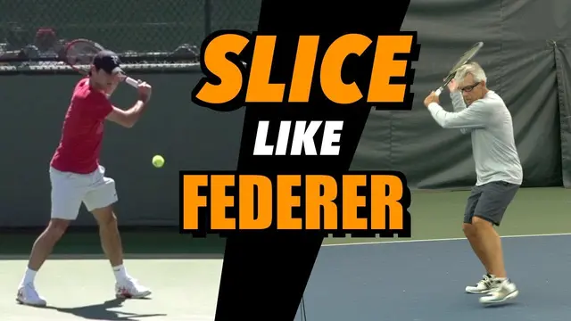 How To Hit Backhand Slice like FEDERER - Tennis Technique & Drills