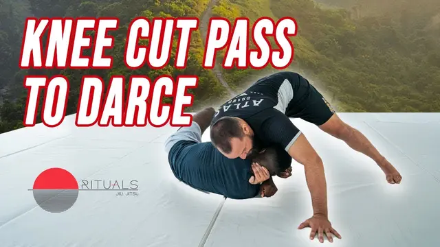 Knee Cut Pass to Darce Choke for No Gi BJJ