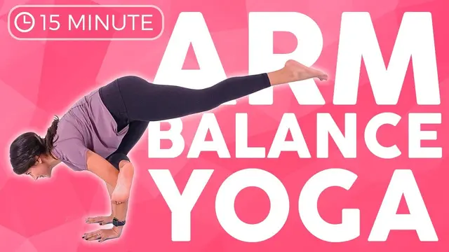 15 minute Intermediate Power Yoga | Arm Balances: Crow & Flying Pigeon