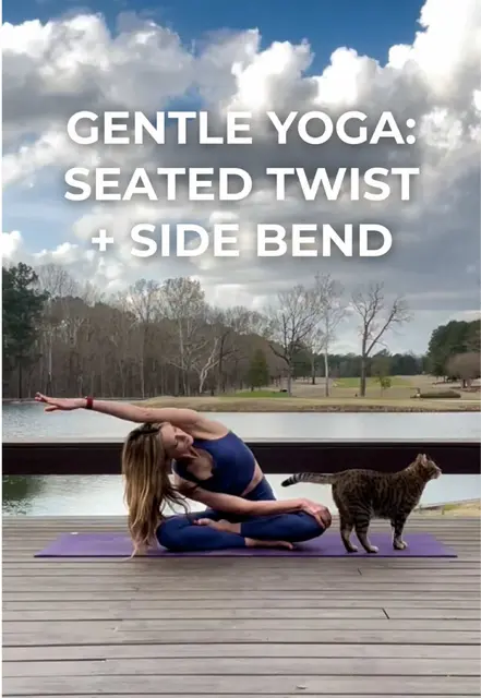 Gentle Yoga Twist for Spinal Relief