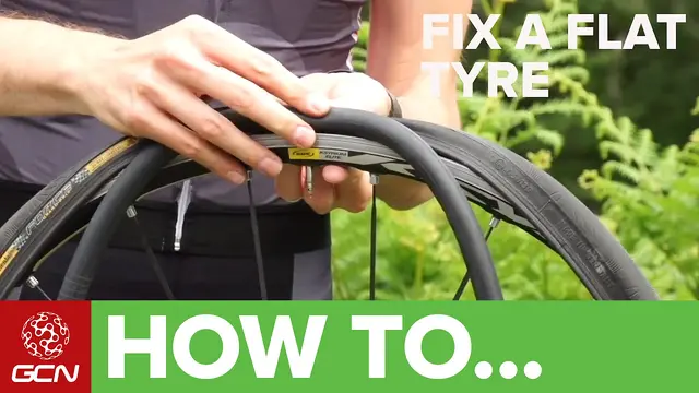How To Fix A Flat Tyre - Fix A Road Bike Puncture