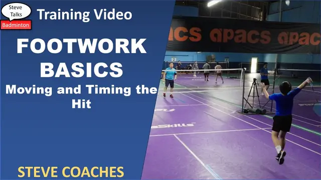 Footwork traing on split step and timing - Badminton Training with Steve 20260627