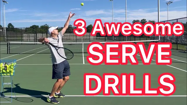 3 Awesome Serve Drills (Massive Tennis Improvement)