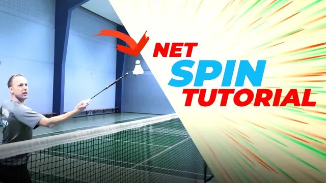 Badminton forehand NET SPIN tutorial