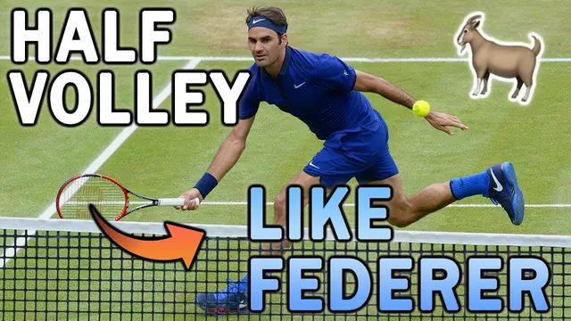 Learn How To Play The Half Volley Like Roger Federer