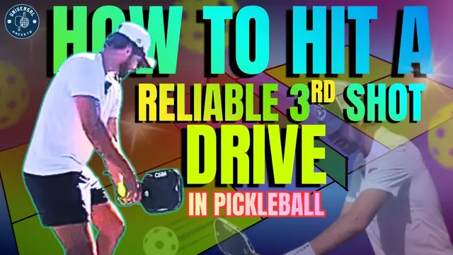 How to Hit a Reliable 3rd Shot Drive in Pickleball | Forehand & Backhand