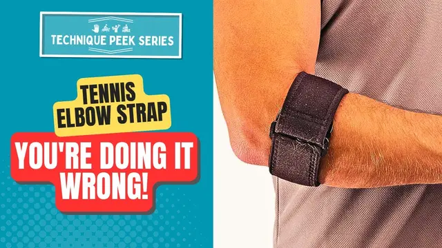 How to Properly Apply a Tennis Elbow Band | Technique Peek Series