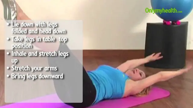 Double Leg Stretches - Pilates Exercise 12 for Beginners - Onlymyhealth.com