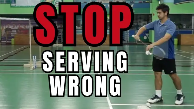 How to master the backhand serve in badminton (Stop losing easy points)