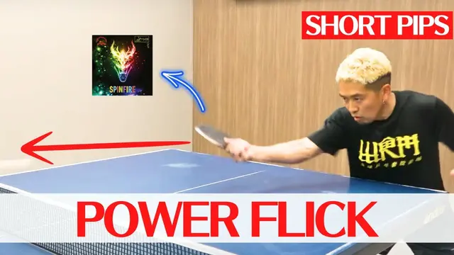 [Short Pips] Learning POWERFUL Backhand Flick [Table Tennis]