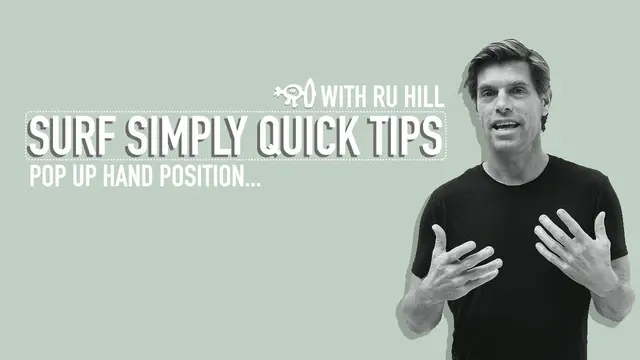 Surf Simply's Quick Tips: Pop Up Hand Position