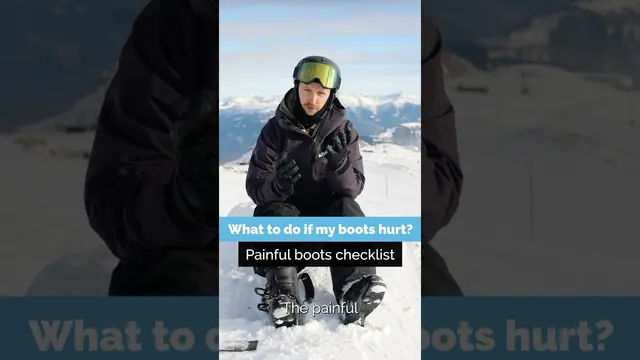 Struggling with Ski Boot Pain? #shorts