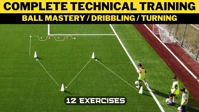 Complete Technical Training | Ball Mastery | Dribbling | Turning | 12 Exercises | U12 U13 U14 U15
