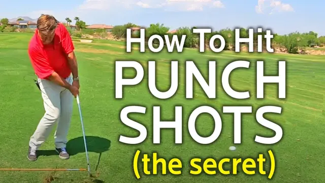 THE SECRET TO HITTING LOW PUNCH SHOTS INTO THE WIND