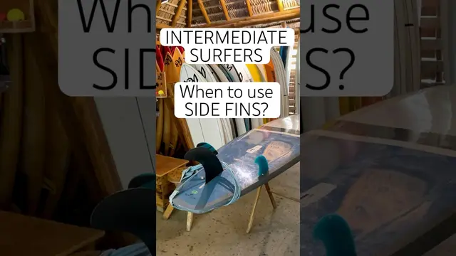 Should INTERMEDIATE surfers use SIDE FINS? #surfcoaching #learntosurf #surftrip #surfresort