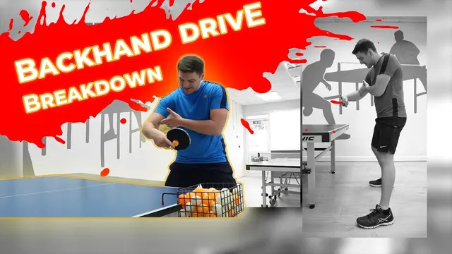 How to PLAY & TRAIN a BACKHAND DRIVE / TOPSPIN Attack| Technique Tutorial | TABLE TENNIS \ PING PONG