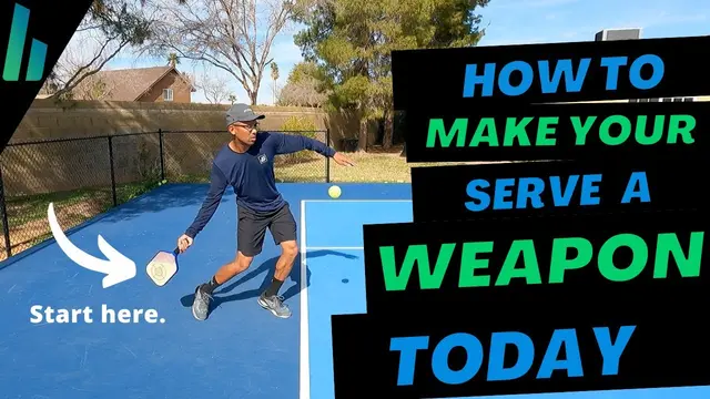 The SECRET To A POWERFUL Pickleball Serve - 5 EASY Steps | Briones Pickleball