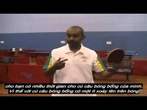 Table Tennis Lob Against Smash