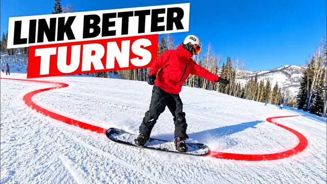 How To Link your Snowboard Turns Better