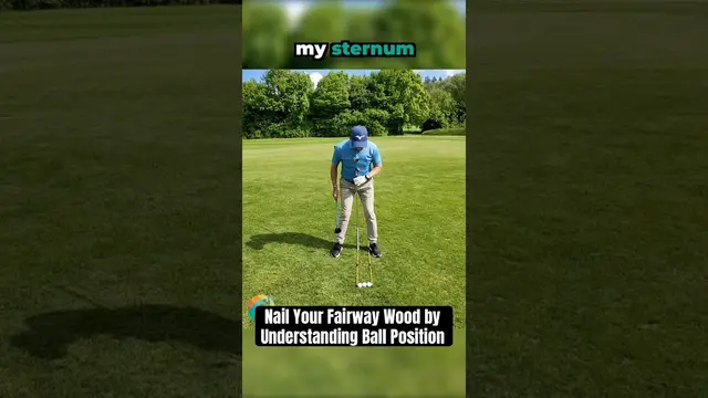 Nail Your Fairway Wood by Understanding Ball Position #golf #golftips
