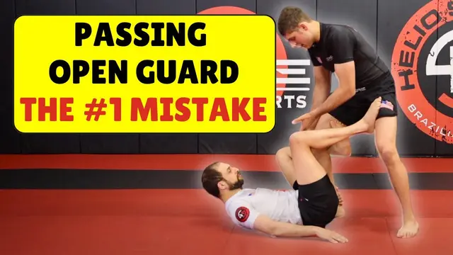 Passing the Open Guard NoGi BJJ - Don't make this mistake!