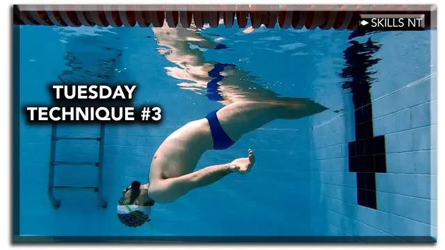 Backstroke swimming basic technique Tuesday #3 - floating