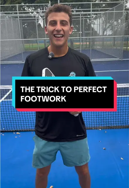 Pickleball Perfect Footwork Trick: Avoid Shuffle | TikTok