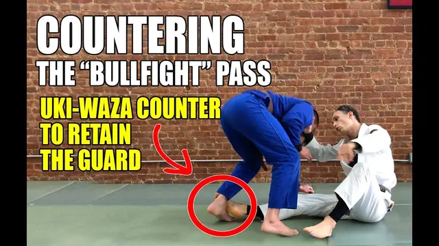 Guard Retention (BJJ) - Defend the Toreando Pass with Uki Waza