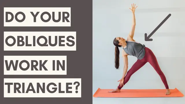 Do Your Obliques Work in Triangle Pose? (It Depends)