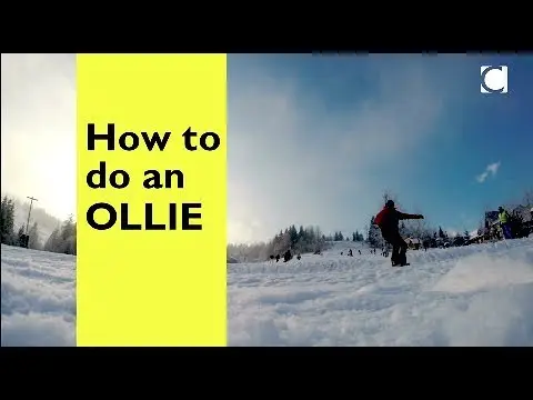 X EXPLAINED: How to do an ollie (on a snowboard)