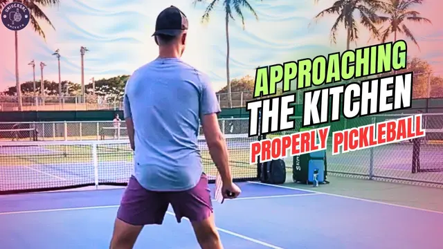 Approaching The Kitchen | Coming Up Properly pickleball
